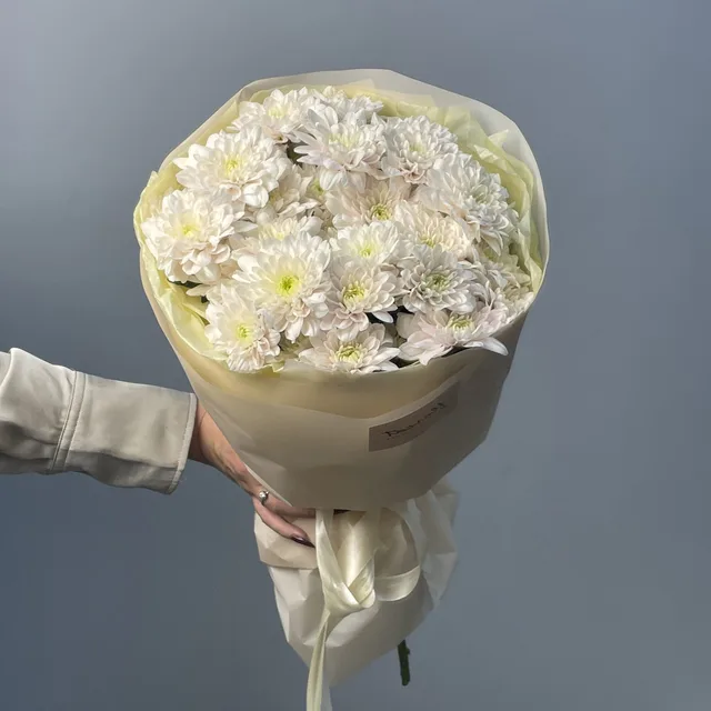 Букет из 5 кустовых хризантем Pastela Rose